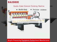 Máquina eléctrica de pulido de borde acrílico de 2 m/min con batería de 3AH