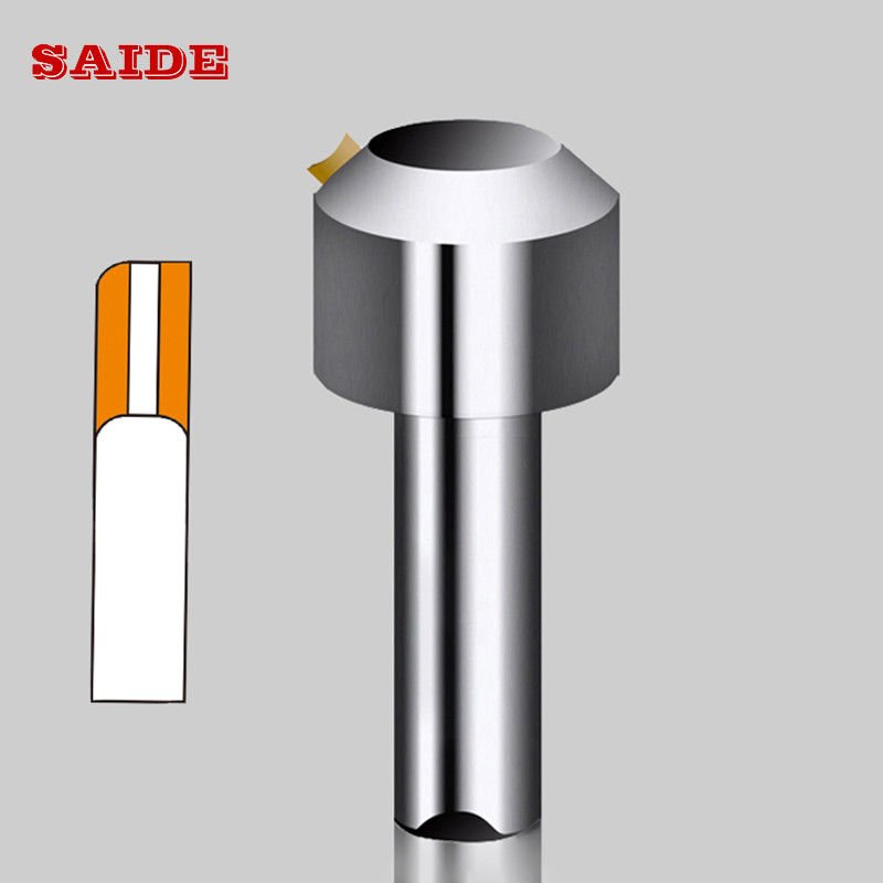 Suministro de fábrica de alta calidad, máquina de recorte acrílico, herramienta especial de fresado y biselado CNC con diamante monocristalino para acrílico/PS