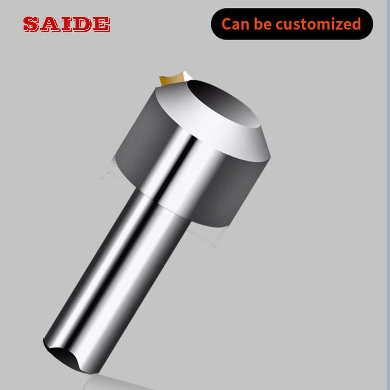 Suministro de fábrica de alta calidad, máquina de recorte acrílico, herramienta especial de fresado y biselado CNC con diamante monocristalino para acrílico/PS