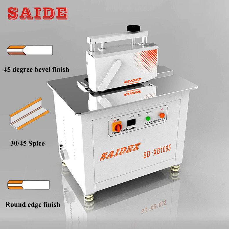 Suministro de fábrica de China SAIDE SD-XB1065 Máquinas de recorte de acrílico Máquina biseladora automática de acrílico de 60 grados