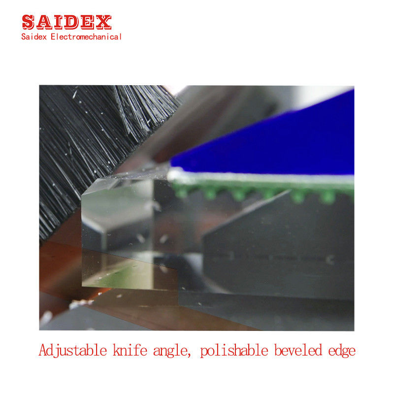 Sd-1350Ax Mesa de mármol con borde biselado de 0-60 grados Máquina pulidora automática de bordes de acrílico con diamante natural para acrílico Ps Ms