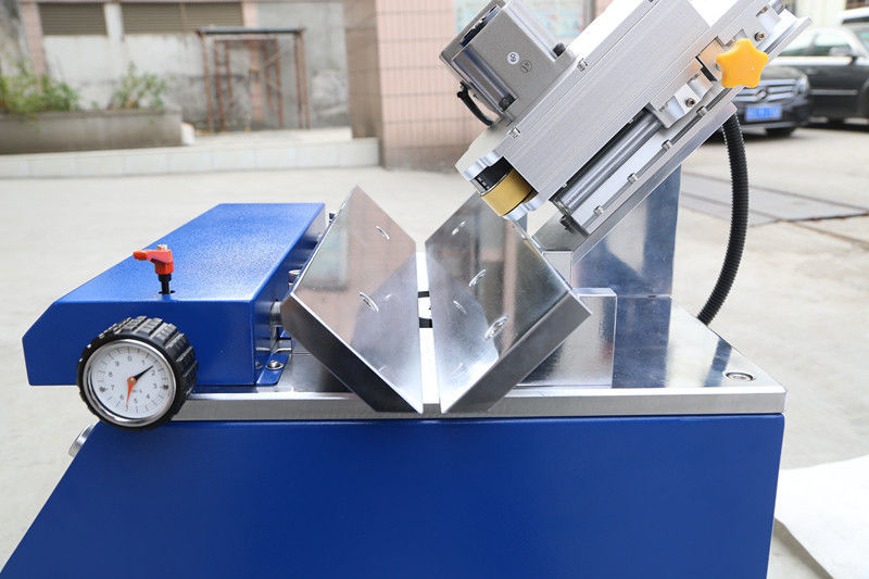 Máquina de biselado de PMMA acrílico V-45 con placa acrílica anti-caída de moda, velocidad del husillo 9000 rpm