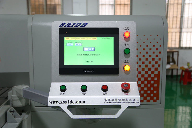 Máquina de seccionamiento acrílico de 50 Hz que puede cortar material de 120 mm de espesor