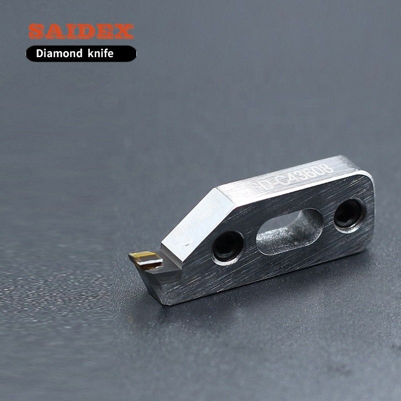 Cortador de diamantes OEM personalizado Cortador de cristal único de adamantita Cuchillo de pulido de diamantes para PMMA ABS Acrílico de pulido Mach