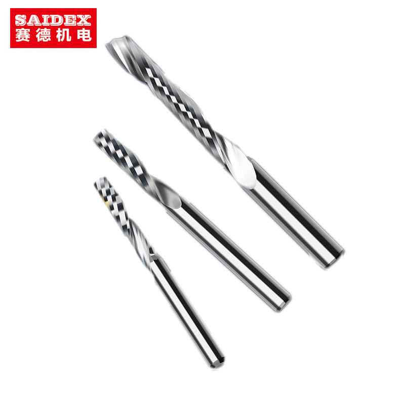 Herramientas de corte para fresado CNC prácticas, herramienta de chaflanado CNC industrial de acrílico para corte de alta velocidad de acrílico