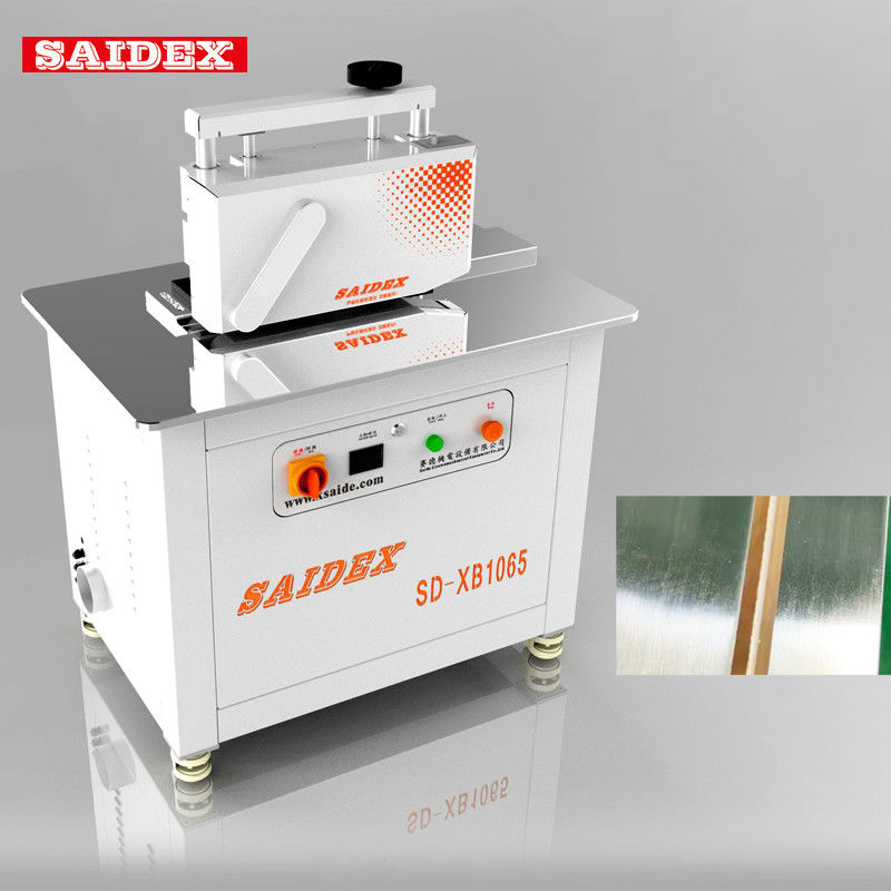 Máquina de pulido y recorte de esquinas redondeadas R3 / R4 / R5 de acrílico de 220V 50HZ/60HZ con cuchillas intercambiables, máquina de biselado de bordes biselados a 45 grados