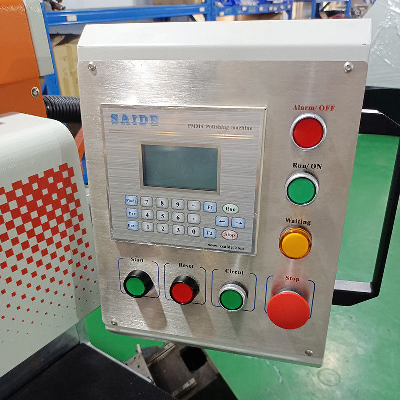 Máquina de pulido y molienda de láminas acrílicas de alta velocidad 2.5KW 0-60° Ángulo de corte