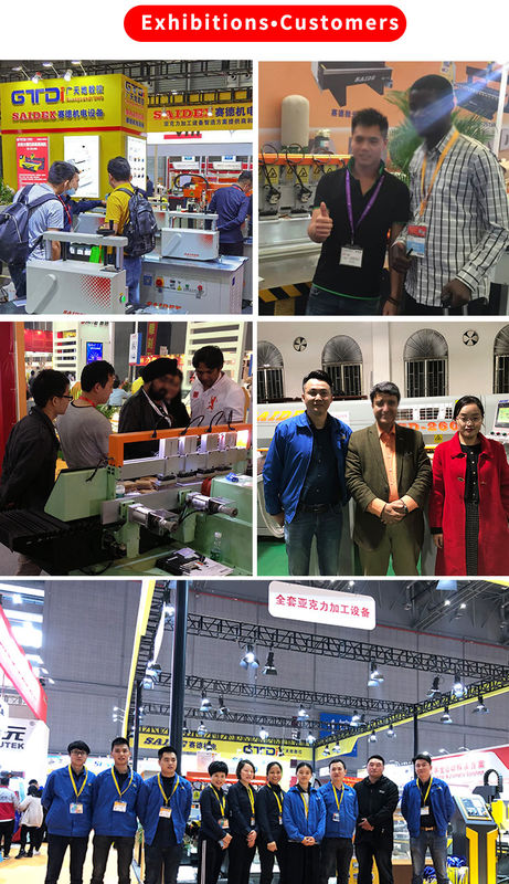 Máquina de pulido acrílico de venta caliente de fábrica China y bisel de ángulo de 45 grados