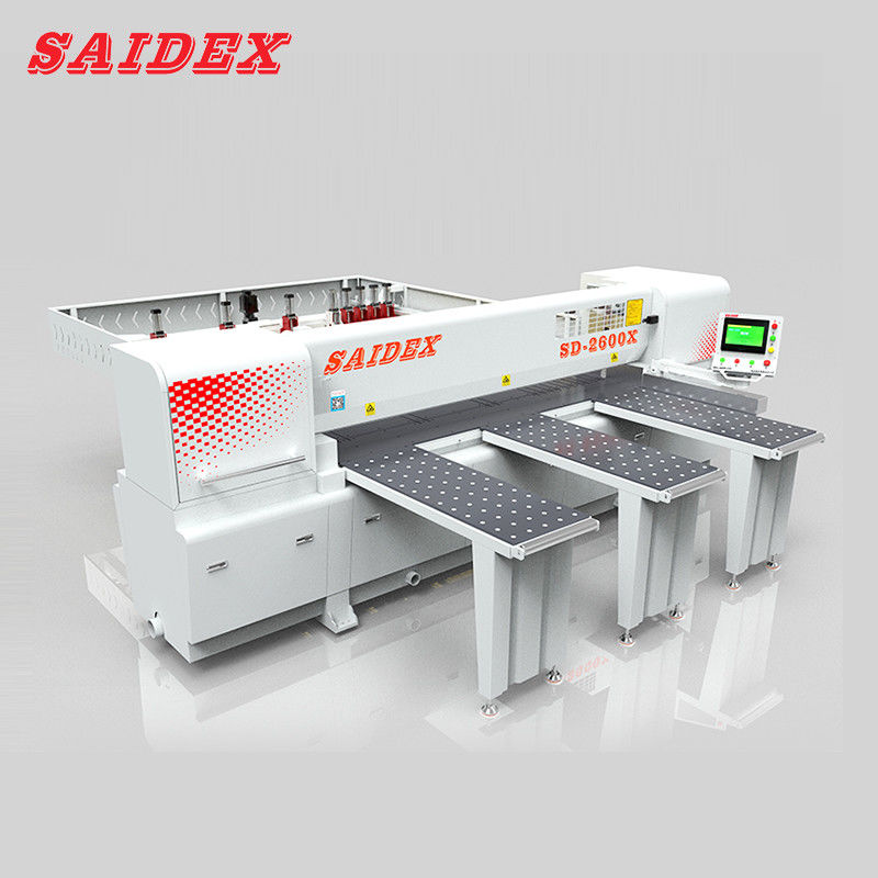 Serratura automática de panel de alta precisión de 0,01 mm con longitud de corte de 2600 mm y alimentación automática para acrílico y madera