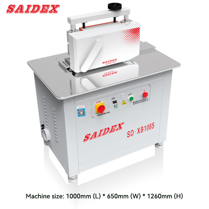 2.5kw 10A Máquina de recorte eléctrico de acrílico longitud 1000mm 250kg pequeña máquina de pulido de borde redondeado de 45 grados