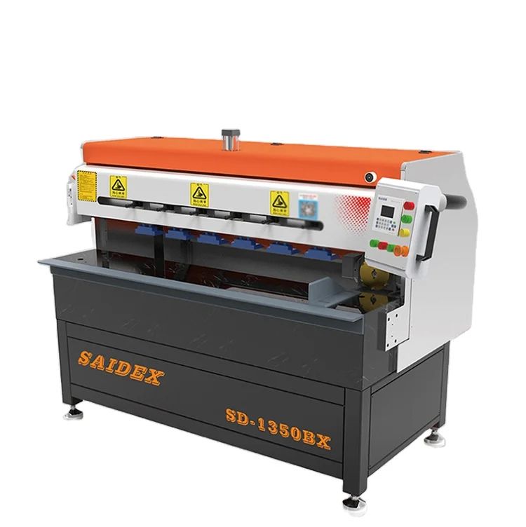 Máquina pulidora lateral de acrílico, pulidora de bordes de plexiglás con voltaje de 380V y potencia de 3KW