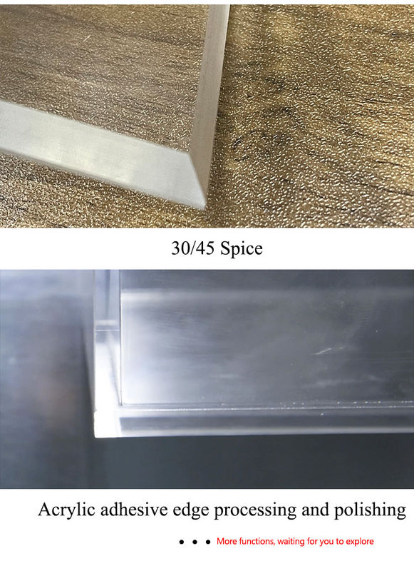 Herramientas de corte para fresado CNC prácticas, herramienta de chaflanado CNC industrial de acrílico para corte de alta velocidad de acrílico