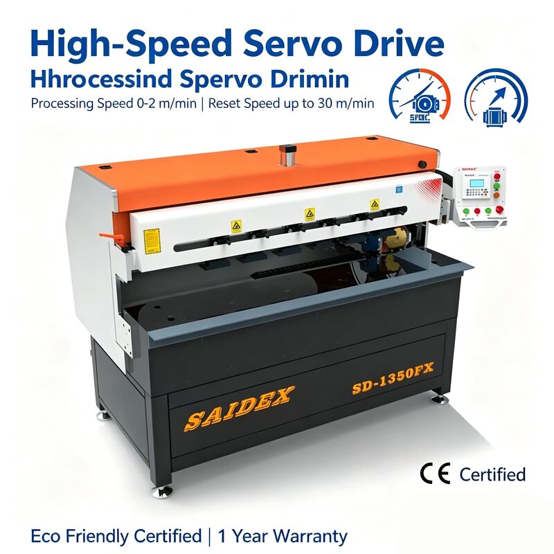 Máquina de pulido acrílico PMMA de alta velocidad 0-2m/min 3.5kw con área de trabajo de 1350 mm