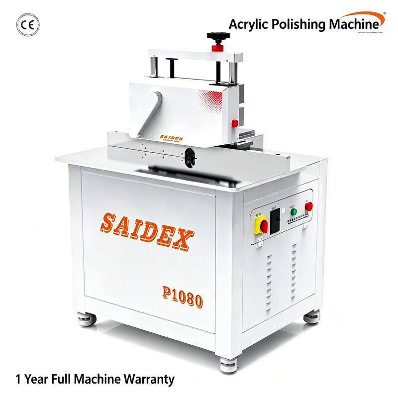 Máquina biseladora de suministro de fábrica de China Saide Puede cortar máquina de chaflanado de ángulo R acrílico para PMMA/PS/MS/PC