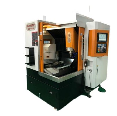Velocidad del eje de 24000rpm SD650 3000kg Peso Máquina CNC acrílica con 400kg de carga máxima de trabajo Máquina de pulido de metal