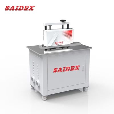 Pulidora de bordes de acrílico de 3,5 kW 380v de dos ranuras para PMMA / PE / PC / PS, 45 grados, para clips de tarjetas de presentación