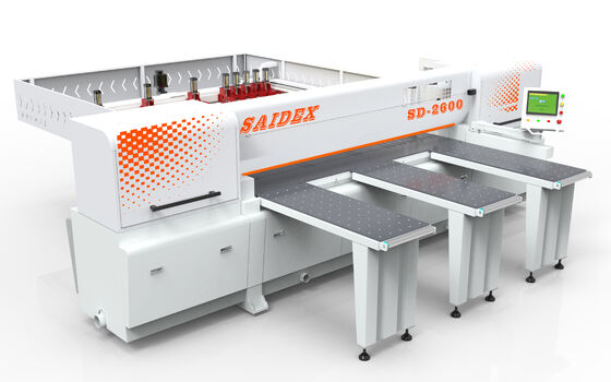 Sierra de corte automática de alta precisión para acrílico SAIDE con longitud de corte de 2600 mm y potencia de 13 KW