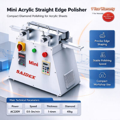 Máquina de pulido de acrílico mini ultra compacto solución perfecta para espacios pequeños